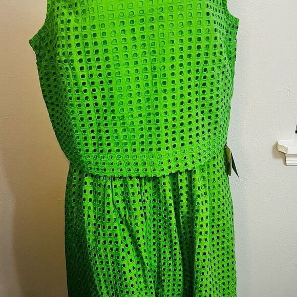 Kate Spade for Target Two-Piece Green Eyelet Skirt And Top Extra Large Matching - Picture 12 of 14